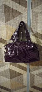 Purple Snake Textured Jelly Bag | Women Bags | Medium | Worn Once