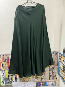 Bottle Green Silk Lehanga | Women Skirts & Dresses | Brand New