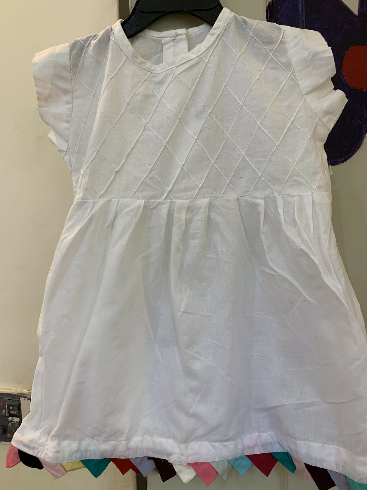 White frock | Girls Tops & Shirts | Size 1-2 Yr | New