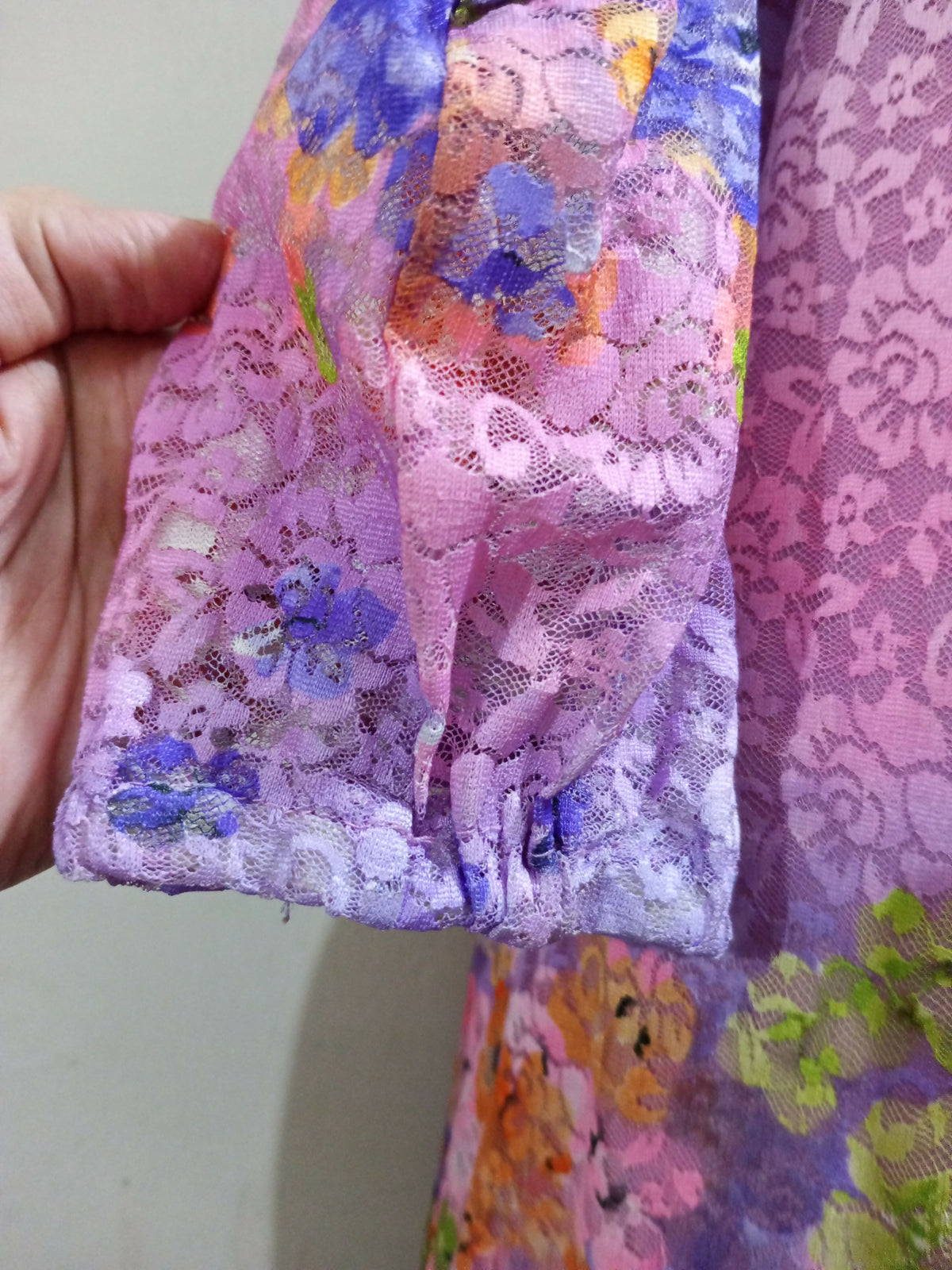 Beautiful Net Top | Women Tops & Shirts | Purple | Medium | Worn Once