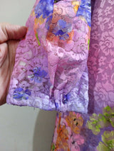 Beautiful Net Top | Women Tops & Shirts | Purple | Medium | Worn Once