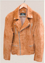 Leather Suede Jacket | Men Jackets & Coats | Medium | Brand New