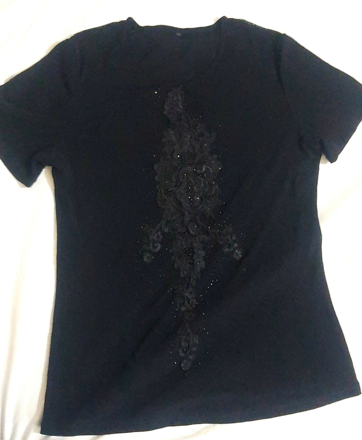 Embroidered  Net Gown with a Short Top | Women Locally Made Formals | Small | Preloved