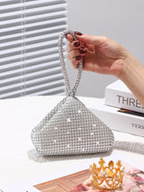 Buy SHEIN Glamorous Glitter Bling, Sequin, Luxury, Shiny Women's Mini Sparkling Rhinestone Clutch Bag in Pakistan