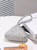 Buy SHEIN Glamorous Glitter Bling, Sequin, Luxury, Shiny Women's Mini Sparkling Rhinestone Clutch Bag in Pakistan