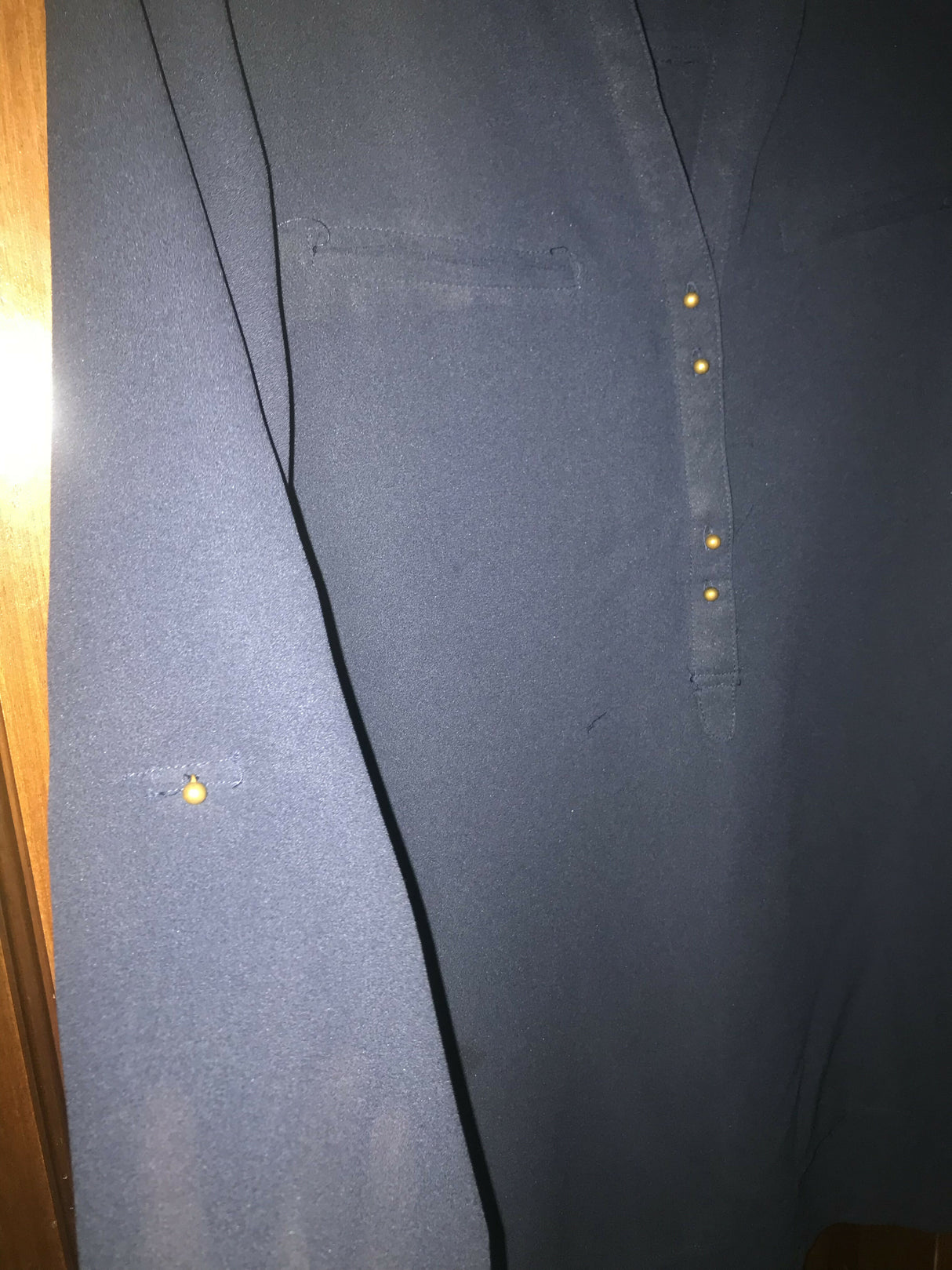 Navy Blue Shirt | Women Locally Made Kurta | Small | Worn Once