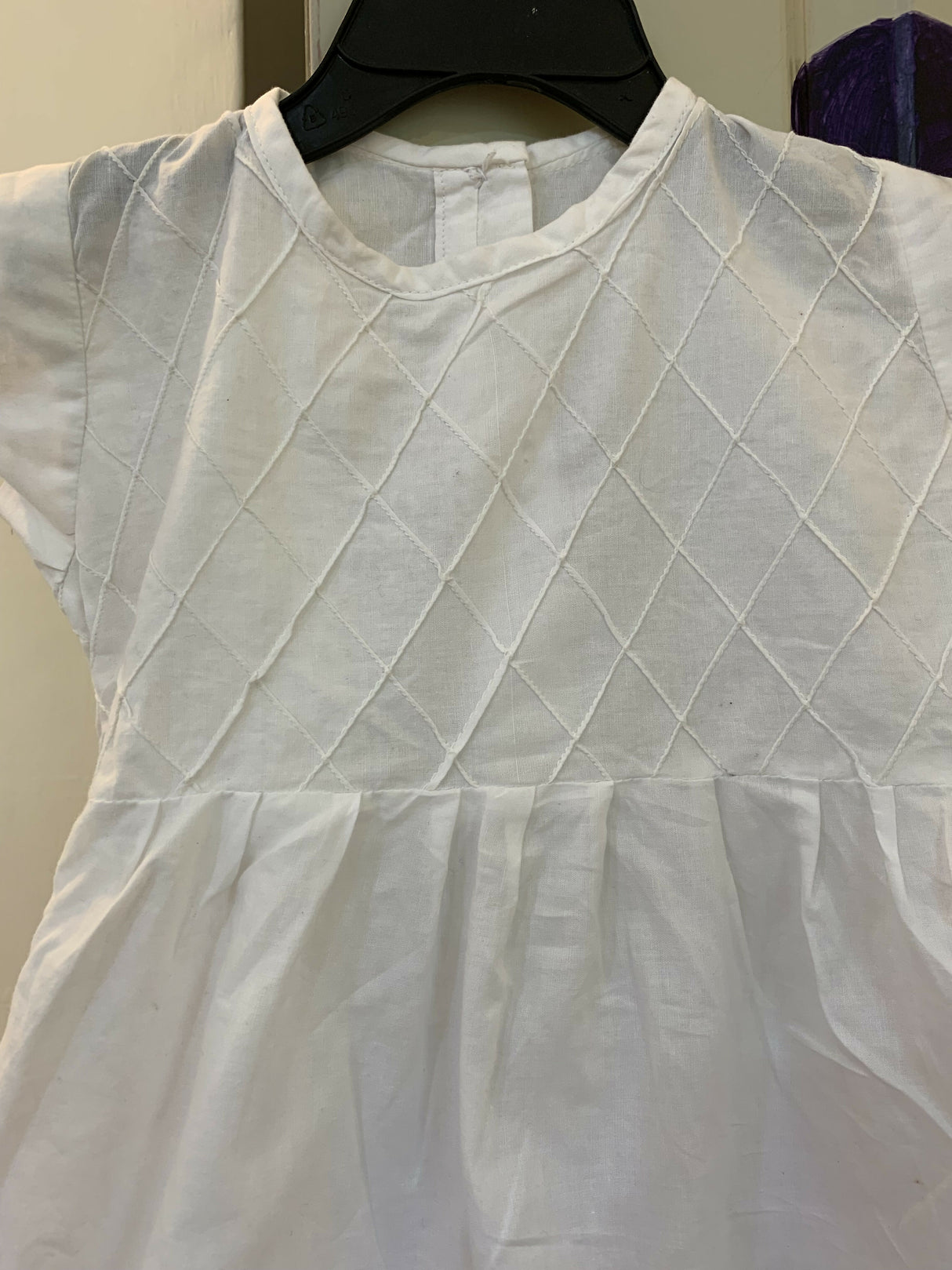 White frock | Girls Tops & Shirts | Size 1-2 Yr | New