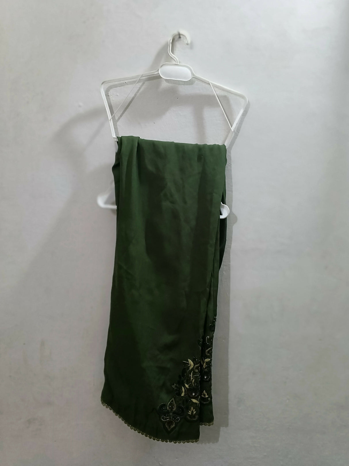 Embroidered Green Dress | Women Locally Made Kurta | Medium | Worn Once