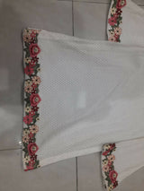 White Chicken Kari Kurta | Women Locally Made Kurta | Small | Preloved