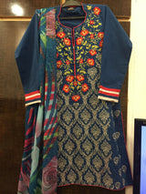 Bonanza Satrangi | Women Branded Kurta | Small | Worn Once