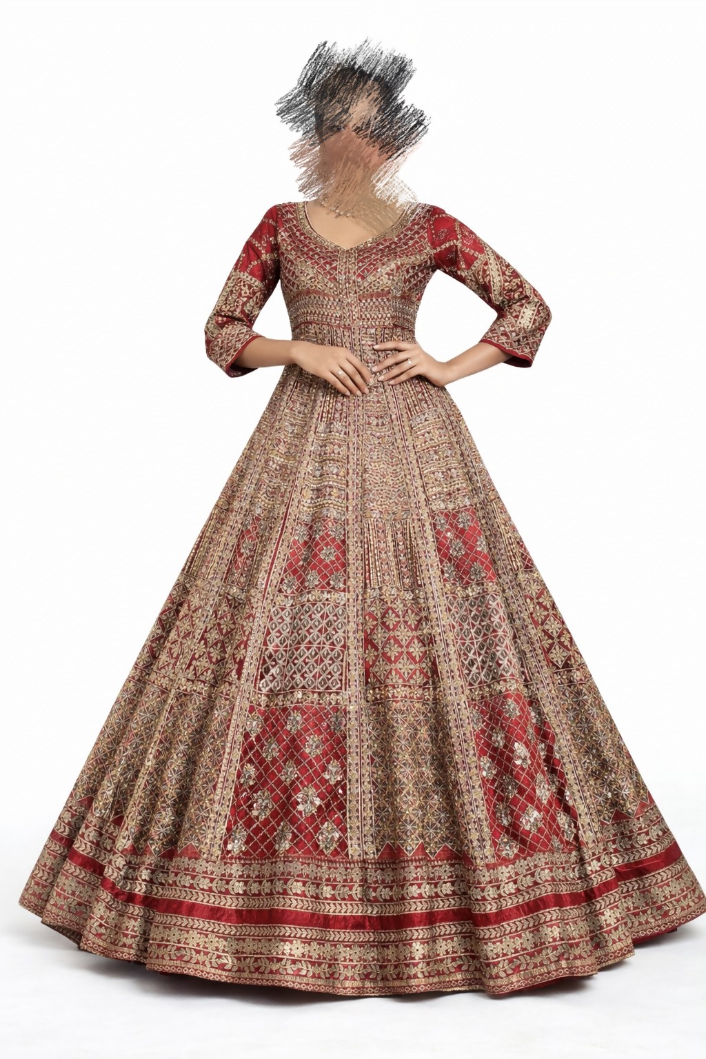 Red bride Brides Maids Maxi | Women Locally Made Formals | Medium | Worn Once