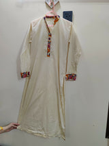 Off White Kurta | Women Locally Made Kurta | Small | Preloved