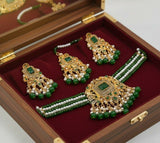 Rectangle Flower Choker Set-00264 | Women Jewelry | Wedding Jewelry & Sets | Brand New