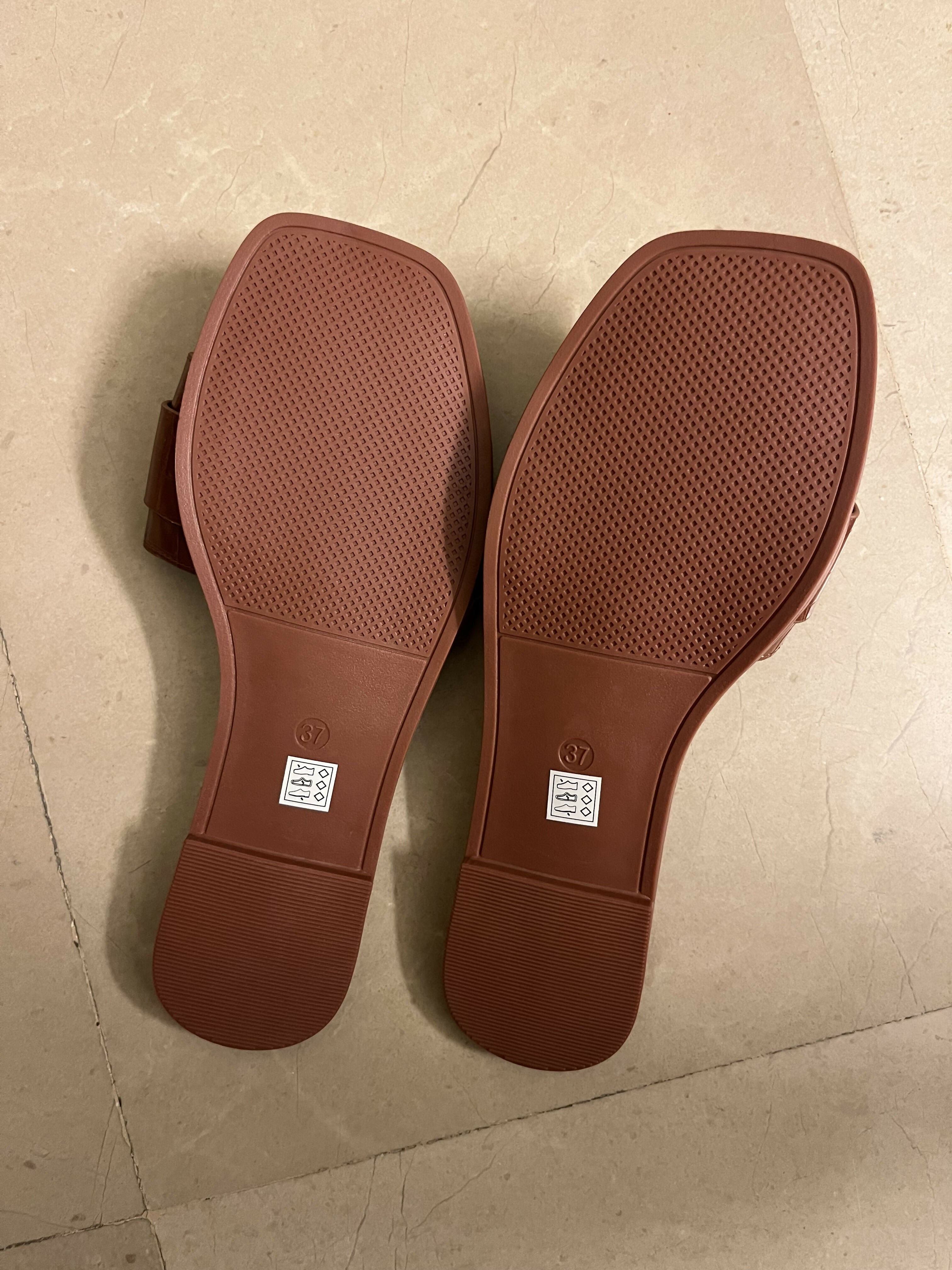 Brown Flats By Max| Sandals & Flats | New