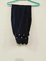 Dark Blue Chiffon 2 Pc Suit | Women Locally Made Kurta | Medium | Worn Once