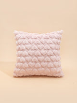 Buy SHEIN Heart Pattern Cushion Cover Without Filler, Pink Soft Throw Pillow Case For Sofa in Pakistan
