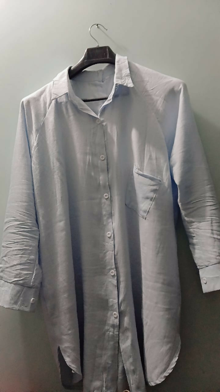 Light Blue Shirt | Women Tops & Shirts | XLarge | Preloved