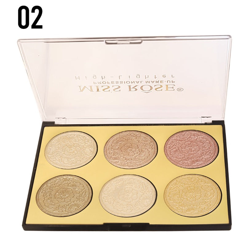 Buy Missrose 6 color Radiant Glow Highlighter in Pakistan