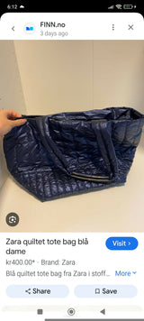 Zara | Parachute Light Weight Bag | Women Bags | Crossbody Bags | Small | New