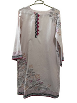 Nishat | Baby Pink Lawn Kurta | Women Branded Kurta | Medium | Preloved
