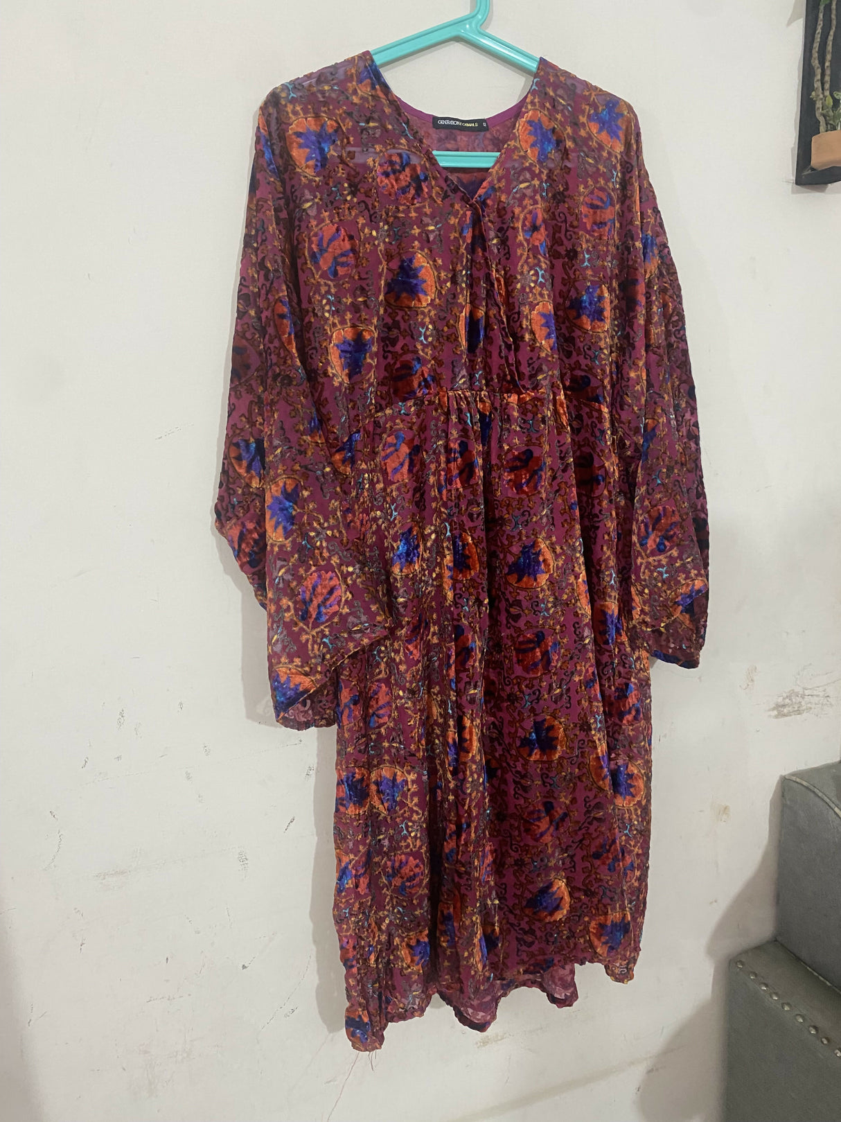 Generation Velvet Dress | Women Branded Kurta | Medium | New