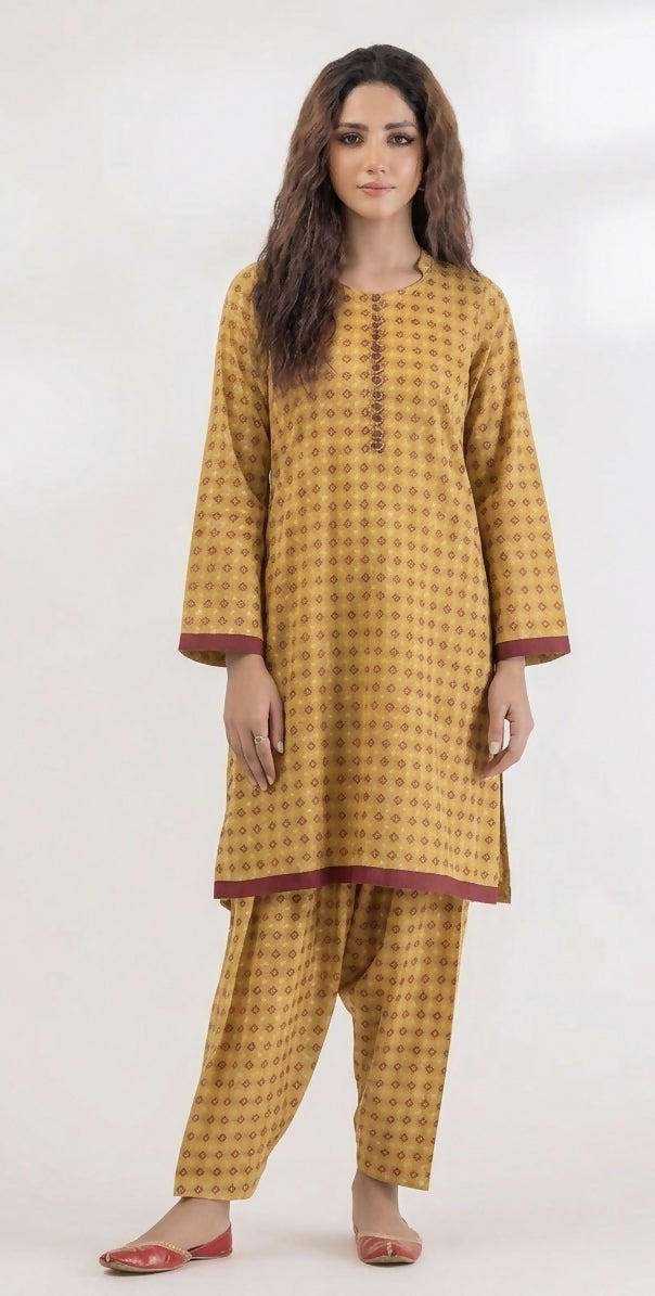 Bonanza Satrangi | Women Branded Kurta | Medium | Worn Once