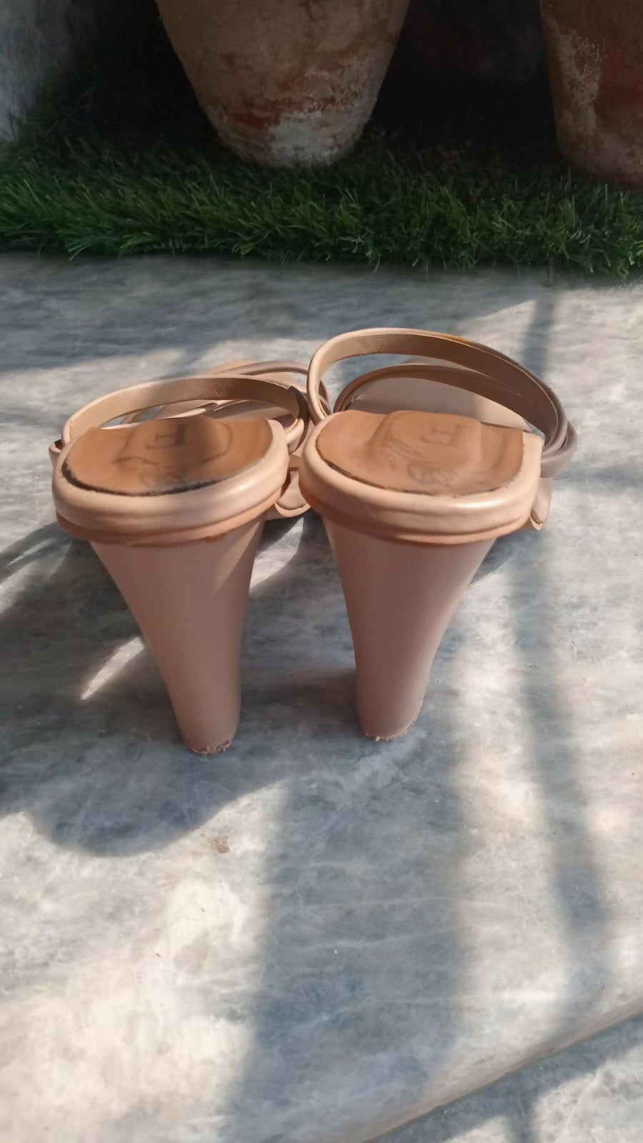 Beige Heels | Women Shoes | Heels | Size:8 | Worn Once