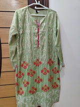 Embroidered Beautiful Kurta | Women Locally Made Kurta | Medium | Worn Once