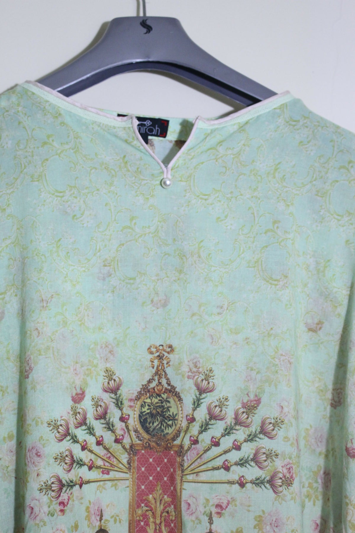 Almirah | Women Branded Kurta | Sea Green | Large | Preloved