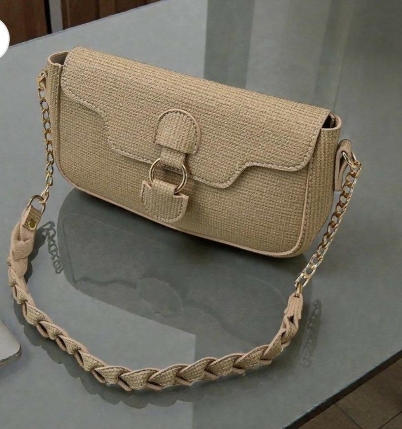 Willow Strap Jute Handbag (00069-00071) | Women Bags | Medium | Brand New