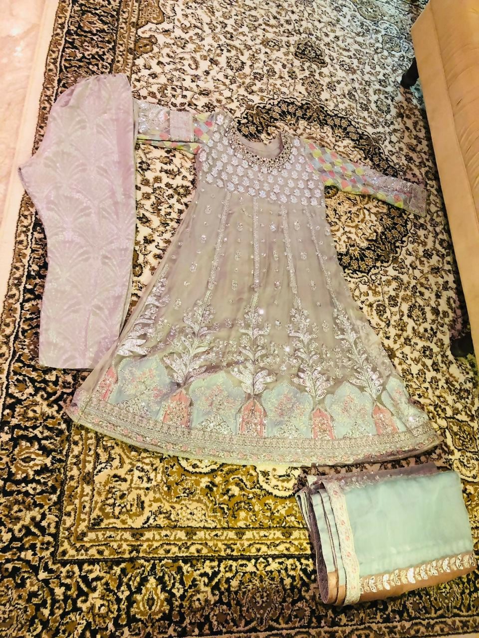 Long Frok full Suit | Women Locally Made Formals | Medium | Worn Once