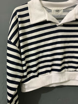 Black & White Crop Top | Women Tops & Shirts | Small | Worn Once