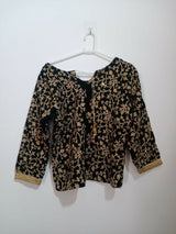 Peach Saree with Velvet Blouse | Women Sarees | Women Locally Made Formals | X Large | Preloved