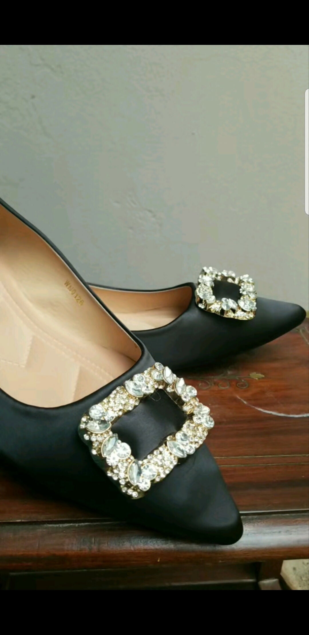 Fancy black pumps hotsell