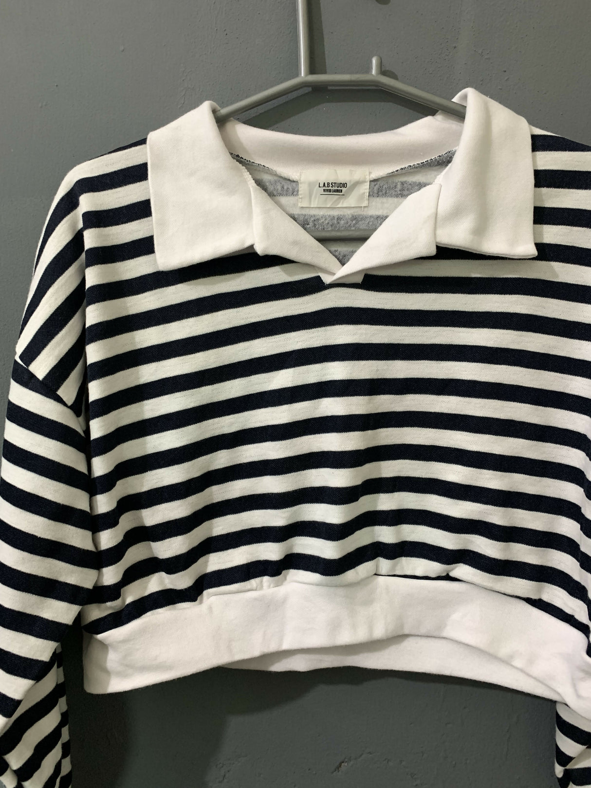 Black & White Crop Top | Women Tops & Shirts | Small | Worn Once