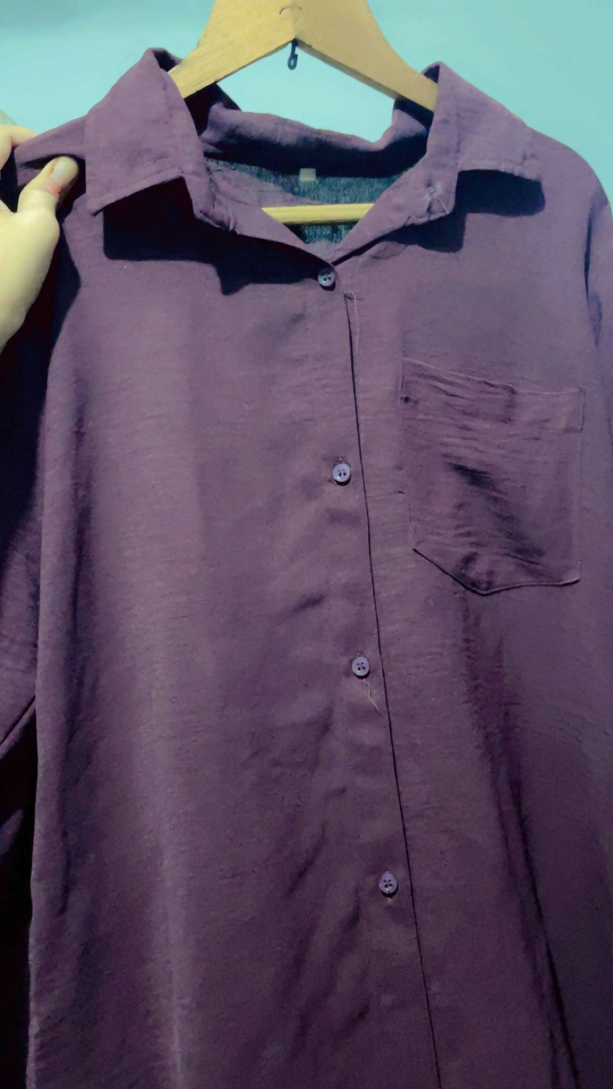 Plum Coord Set | Women Tops & Shirts | Small | Preloved