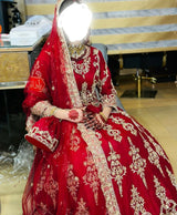 Red Bridal Lehnga Choli | Women Bridals | Baraat | Medium | Worn Once