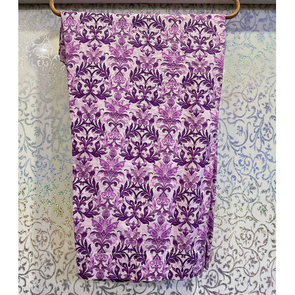 Embroided lawn 3Pcs | Women Locally Made Kurta | Medium | Purple | Brand New
