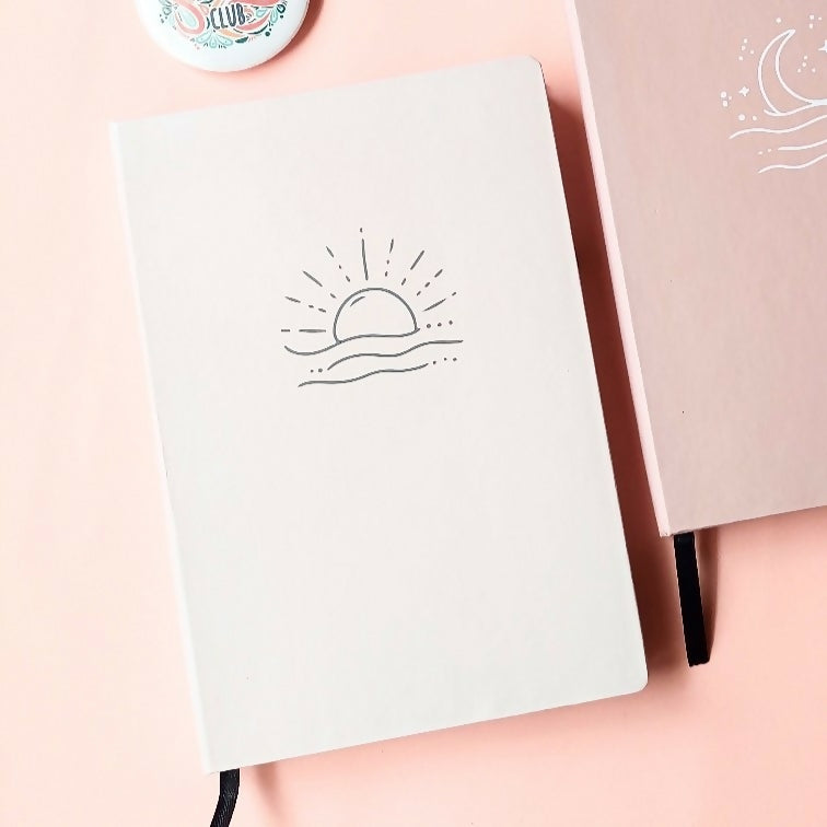 Boho Sun and Moon Minimalistic Journals Dotted Pages | For Your Home | Books | New