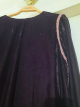 Velvet Long Kaftan | Women Locally Made Formals | Large | Worn Once
