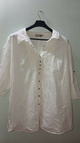 White Button Down | Women Tops & Shirts | Large | Preloved