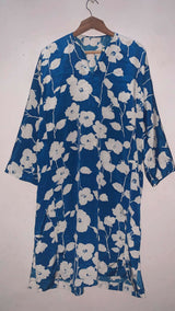 Blue Shirt | Women Locally Made Kurta | Medium | Worn Once