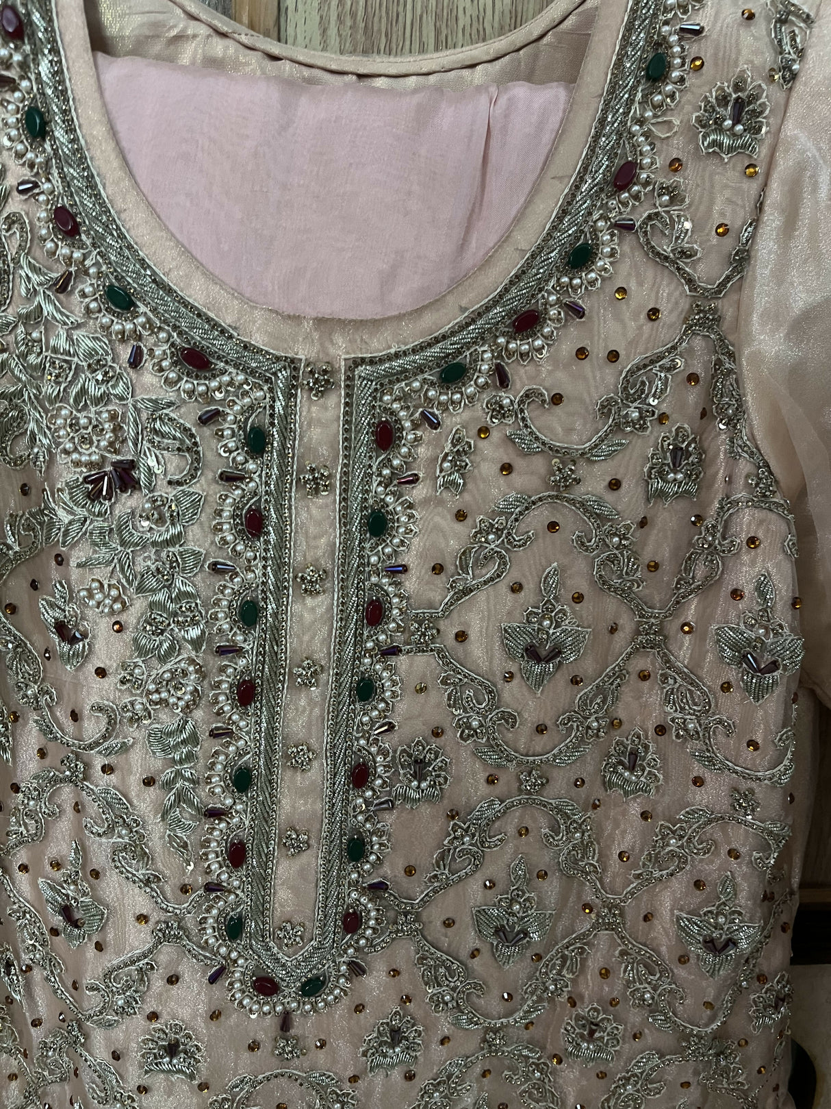 3PC Embroidered Stitched Suit | Women Locally Made Kurta | Medium | Preloved