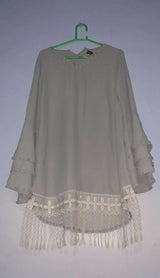 Pastel Green Western Top | Women Tops & Shirts | Medium | Preloved