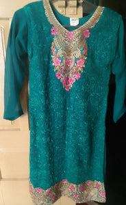 Girl Shirt & Sharara | Girls Shalwar Kameez | Size: 36 | Preloved