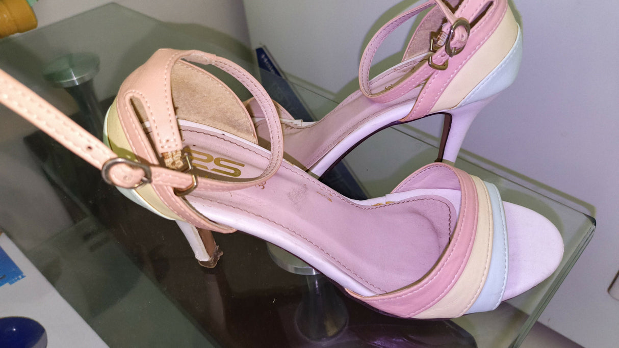 Stylo | Multi Color | Women Shoes | Heels | Size: 38 | Worn Once