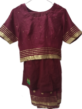 Simple Banarsi Saree | Women Locally Made Formals Sarees | Medium | Worn Once