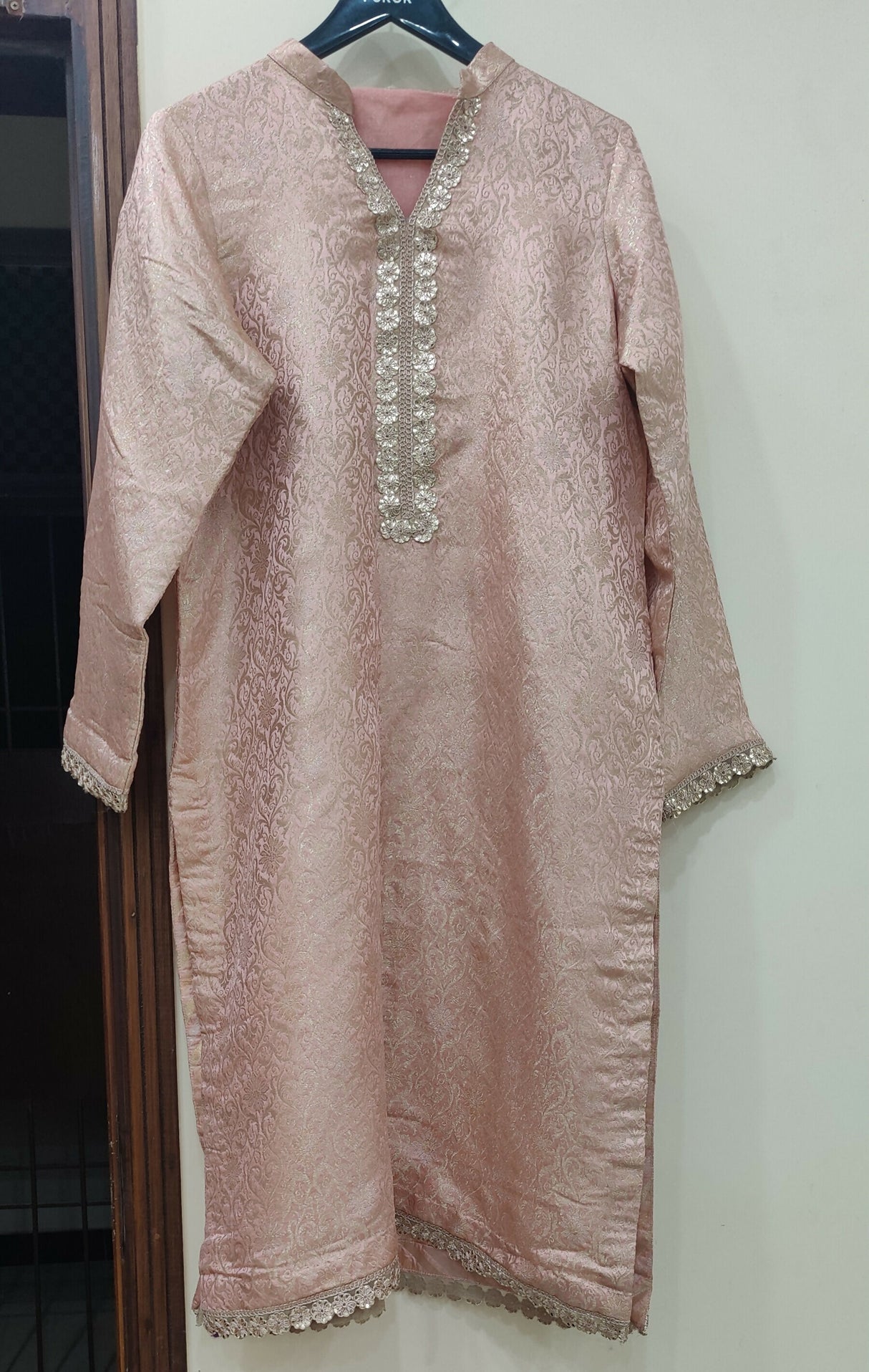 Pink Banarsi 3Pcs | Women Locally Made Formals | Large | Brand New