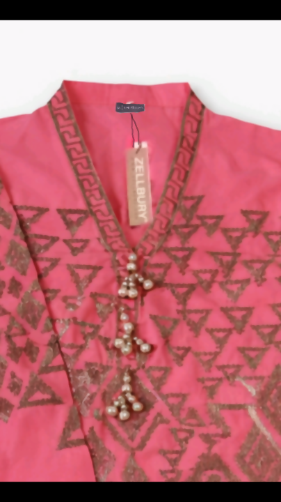 Zellbury | Women Branded Kurta | Medium |  Pink Kurta | Brand New