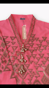 Zellbury | Women Branded Kurta | Medium |  Pink Kurta | Brand New